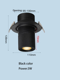 Spot lumineux Led encastrable avec technologie COB