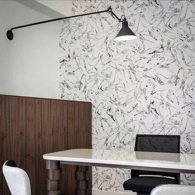 applique murale rotative à bras long pour lecture - vue 5 sur 15
