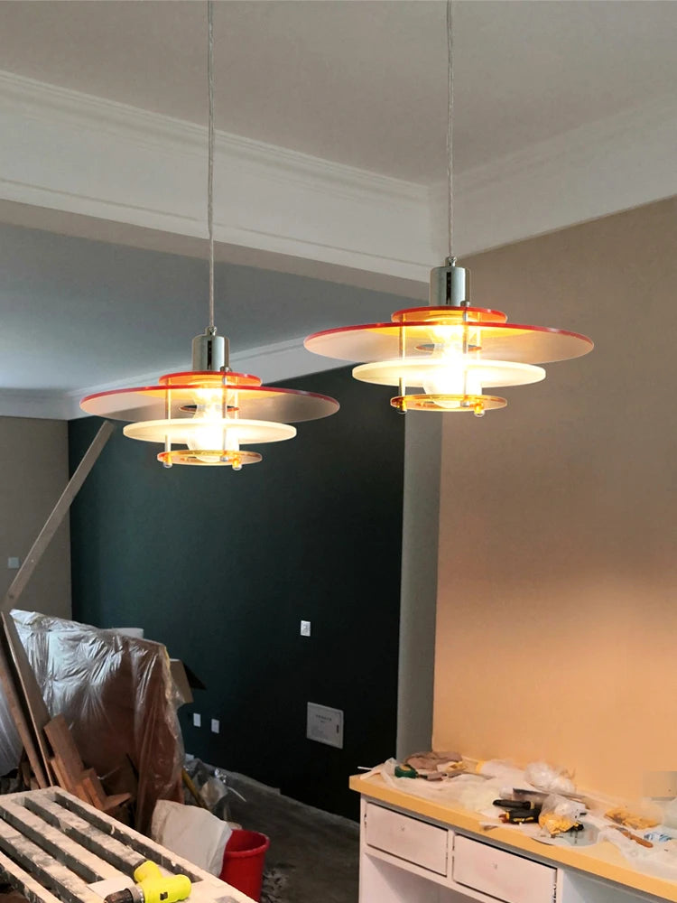 suspension à led en acrylique pour restaurants et magasins - vue 3 sur 9
