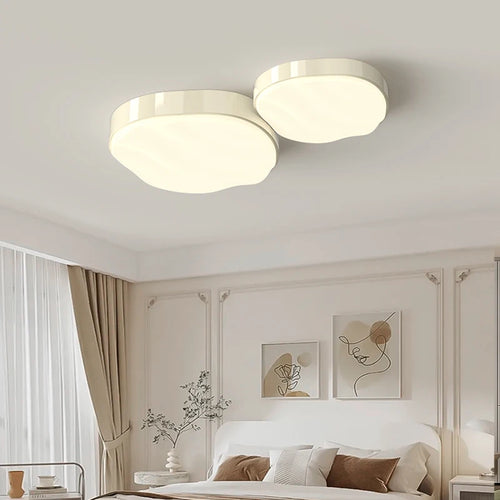 Plafonnier design moderne à leds brillant protection des yeux décoratif - vue 3 sur 10