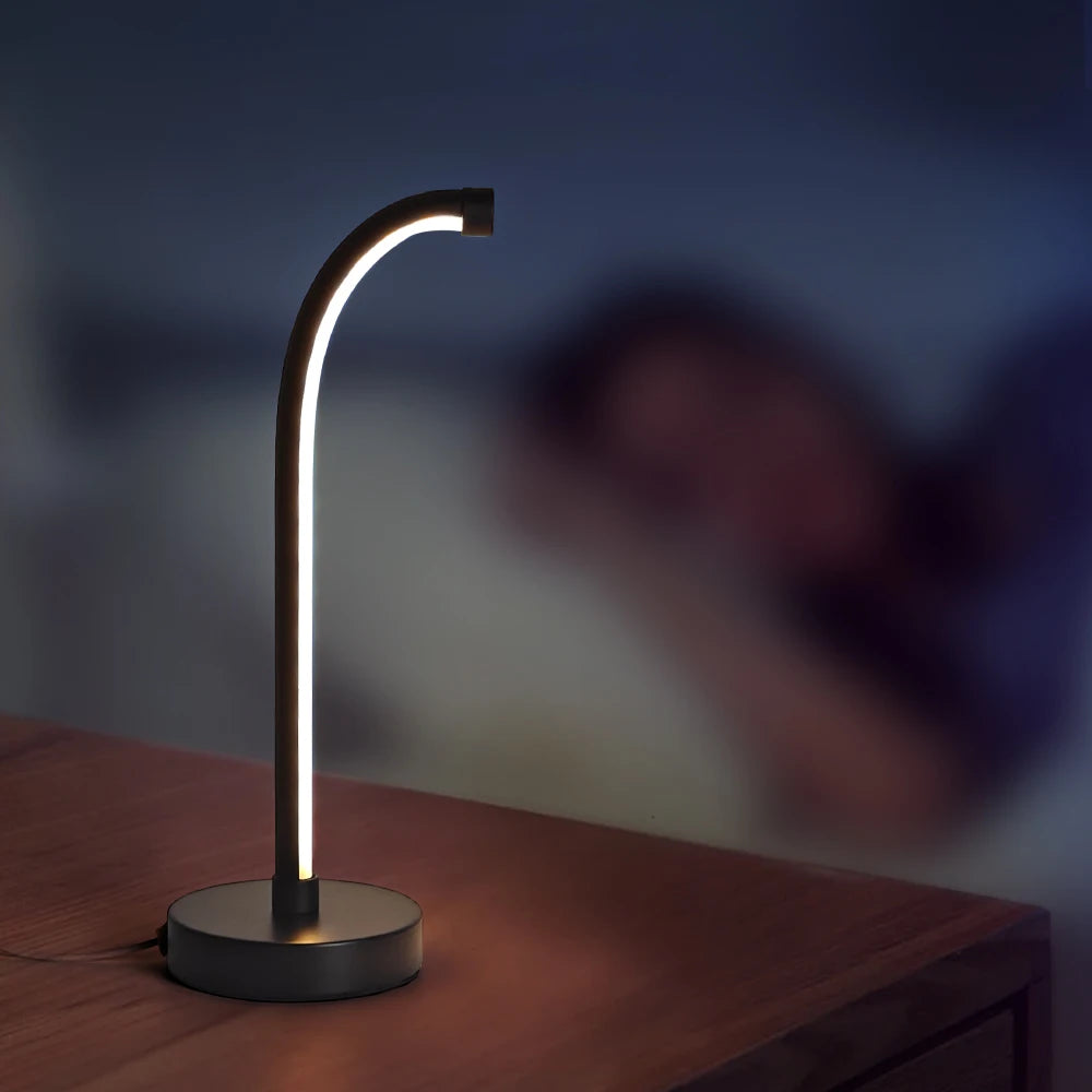 lampe de table led tactile ambiance réglable trois couleurs - vue 3 sur 7