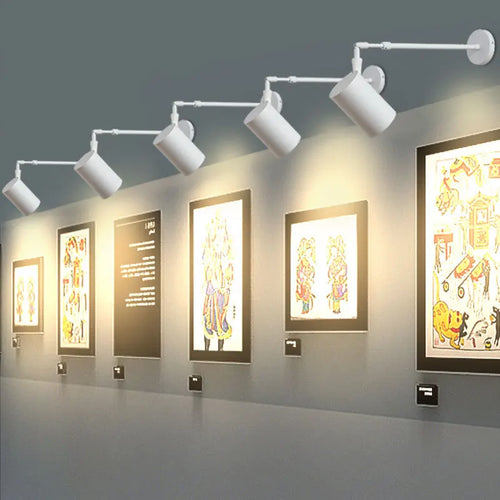 applique murale télescopiques led modernes long bras - vue 7 sur 11