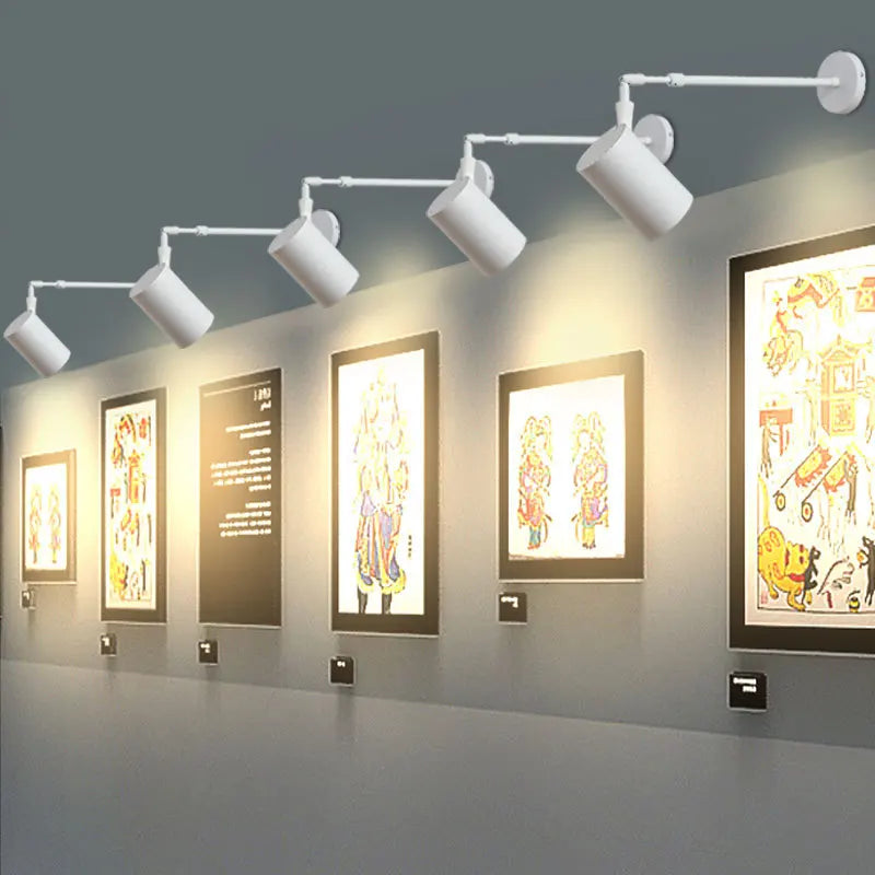 applique murale télescopiques led modernes long bras - vue 6 sur 11
