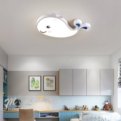 plafonnier led baleine éclairage créatif moderne pour enfant - vue 3 sur 15