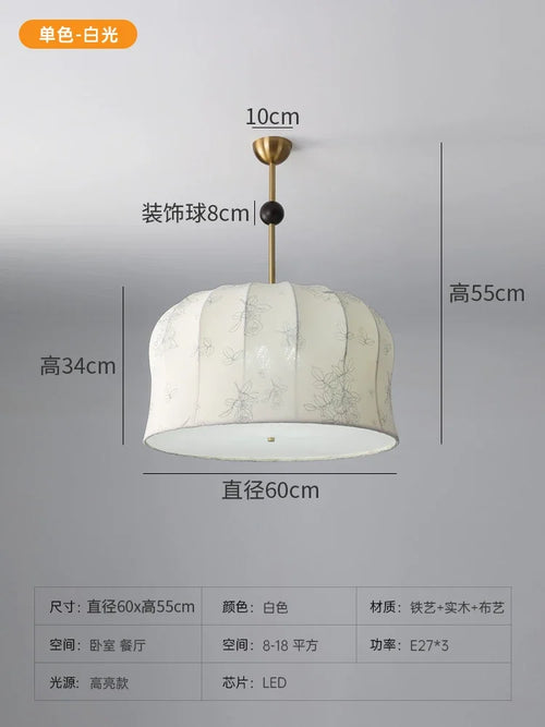 lampe d'étude en bois massif motif nanyang lustre rétro romantique - vue 12 sur 11
