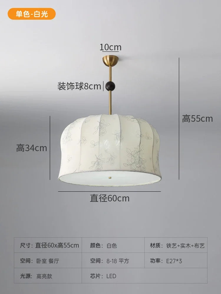 lampe d'étude en bois massif motif nanyang lustre rétro romantique - vue 11 sur 11