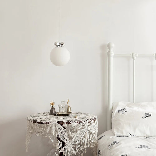 Applique murale ou suspension led bauhaus chromée - vue 3 sur 7