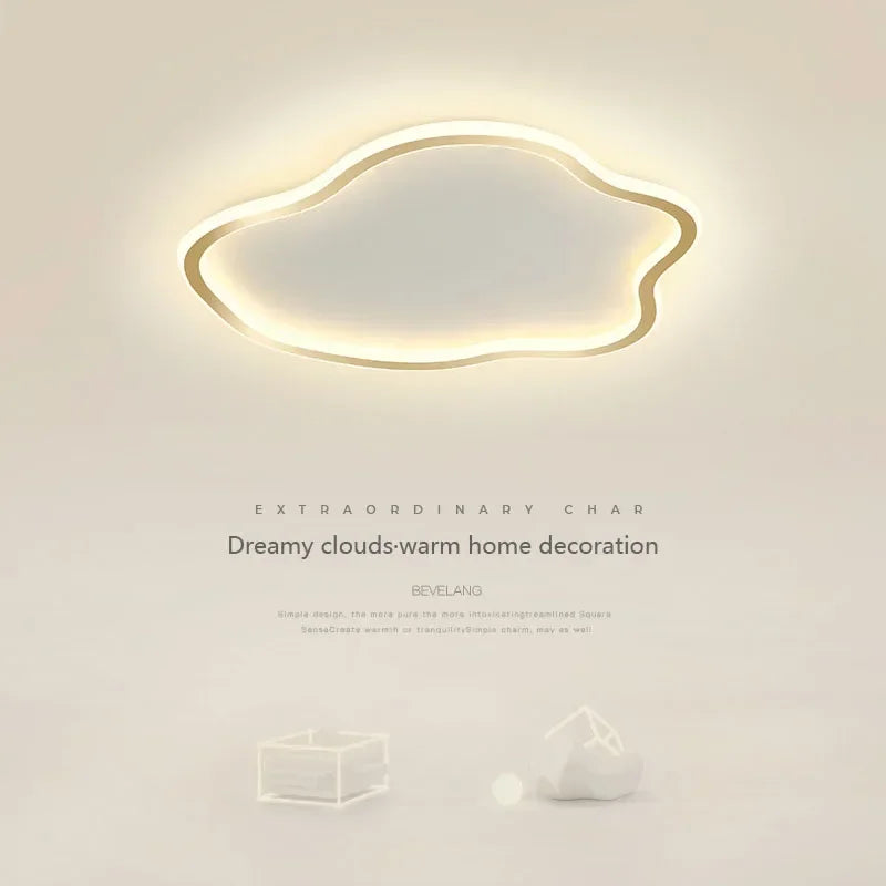 plafonnier led créatif en forme de nuages design nordique décoratif - vue 3 sur 18