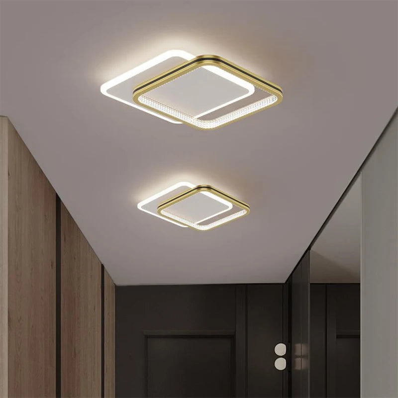 plafonnier moderne led luxueuse décoration intérieure nordique créative - vue 5 sur 14