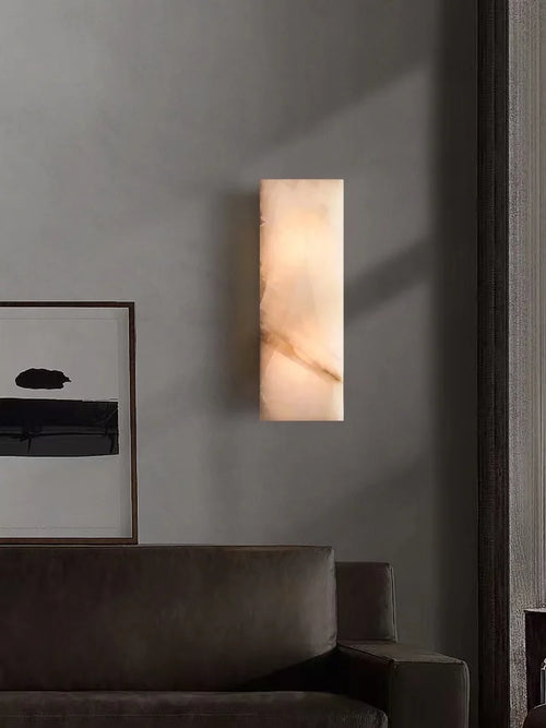 applique murale led marbre rétro pour extérieur étanche - vue 2 sur 9