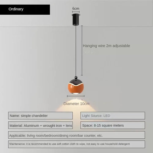 lustre à led pour décorer divers espaces intérieurs et extérieurs - vue 9 sur 11