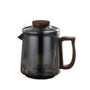 Théière en verre portable avec tasses style moderne