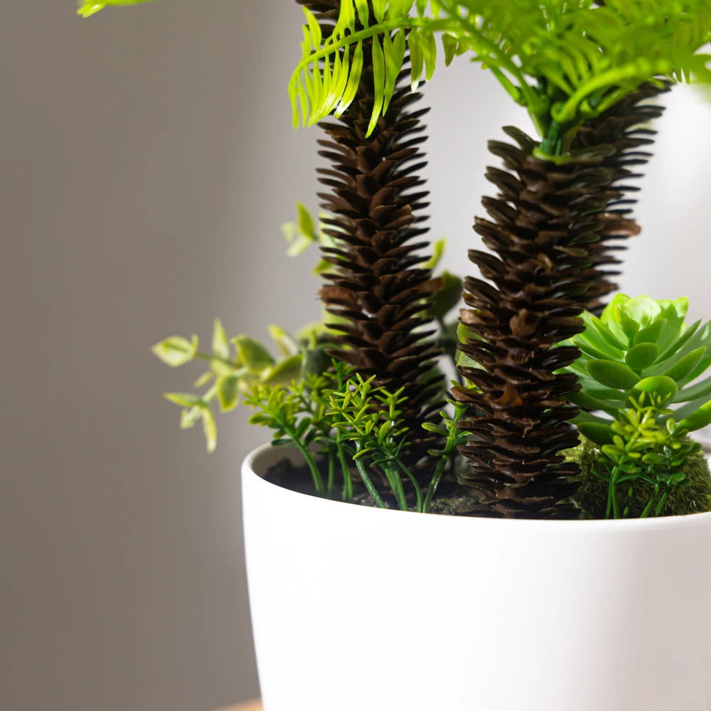 faux palmier grande plante artificielle en pot décorative - vue 5 sur 8