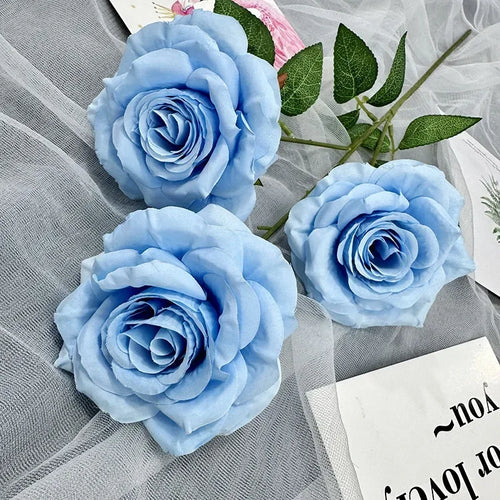 décoration florale en soie avec roses et branches pour fêtes - vue 11 sur 14