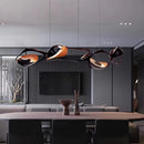 Lustre design noir et cuivré moderne