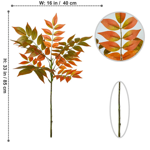 plantes artificielles grandes fausses branches pour décoration intérieure extérieure - vue 14 sur 14