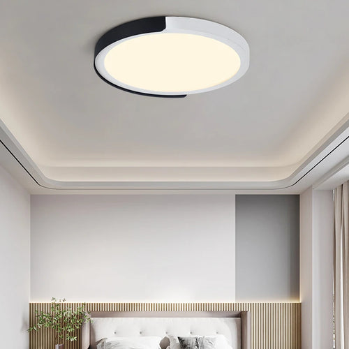simple led trois anti-plafonnier rond maison lampe - vue 2 sur 12