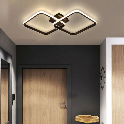 lustre led moderne pour allée couloir et intérieur - vue 3 sur 24
