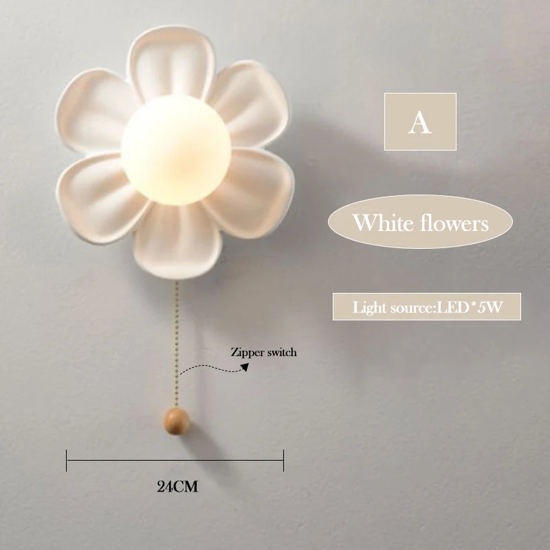 applique murale fleurs pour chambre de princesse moderne - vue 9 sur 14