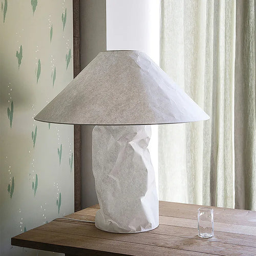 Nordic Designer Paper Table Desk Lamp Danish Floor Light for Living Room Bedroom - vue 3 sur 9