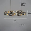 lustre en cristal design tendance éclairage moderne à led
