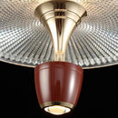 suspension minimalistes modernes en verre grain d'eau