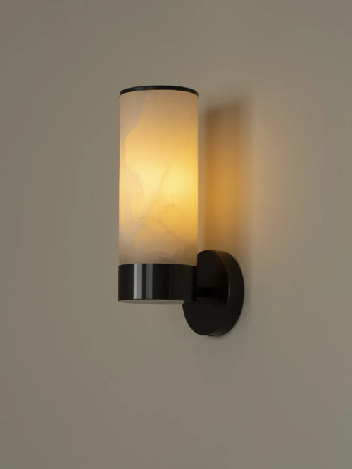 applique murale led minimaliste moderne en marbre naturel - vue 2 sur 10