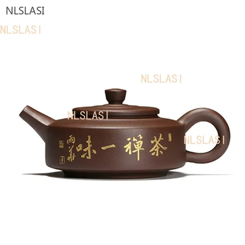theiere yixing argile zisha artisanale avec infuseur 200ml - vue 3 sur 7