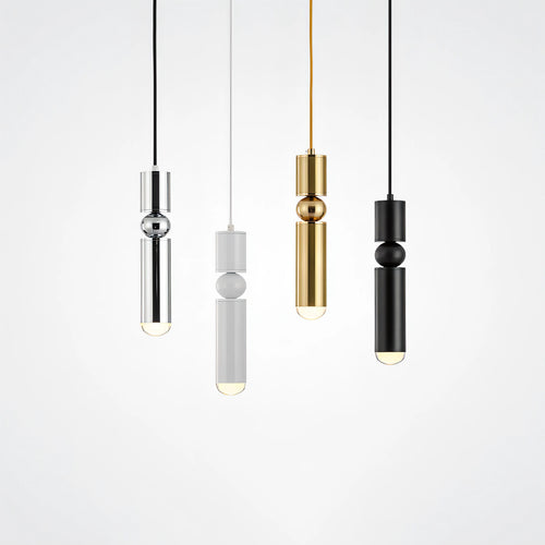 Suspension moderne nordique en métal avec lumière led suspendue - vue 2 sur 13
