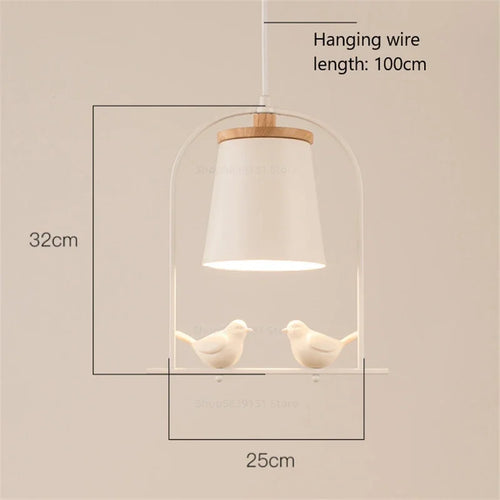applique murale moderne led en forme d'oiseaux pour décoration - vue 6 sur 12