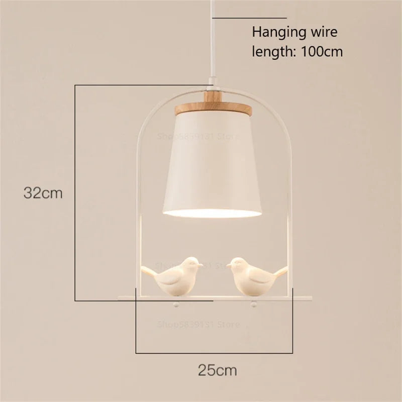 applique murale moderne led en forme d'oiseaux pour décoration - vue 5 sur 12