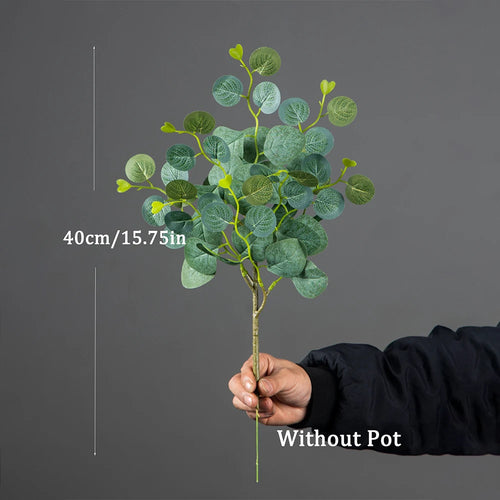 plantes d'eucalyptus artificielles pour décoration intérieure et extérieure - vue 10 sur 9