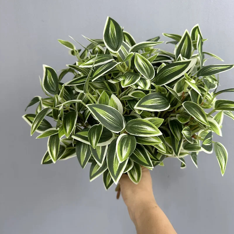 feuilles artificielles en plastique pour décoration florale intérieure - vue 4 sur 15