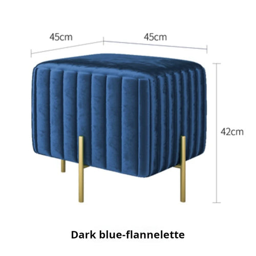 banc en velours nordique créatif multifonction pour le salon et la chambre - vue 12 sur 16