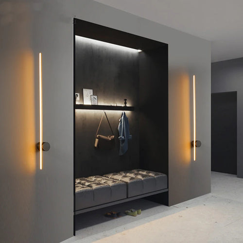applique murale led moderne en laiton pour éclairage décoratif - vue 2 sur 14