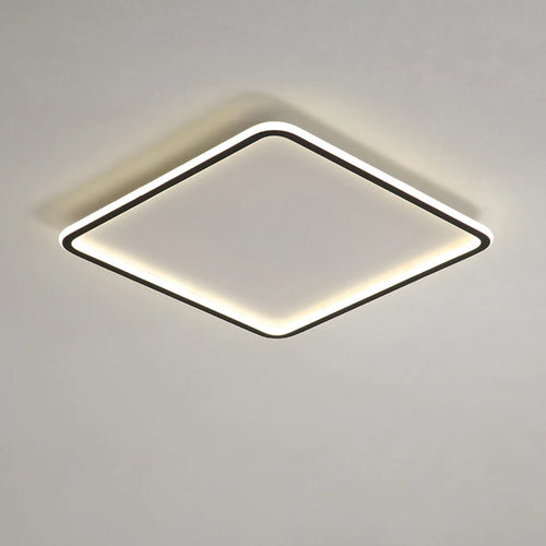plafonnier à panneau carré ultra mince design moderne pour intérieur - vue 3 sur 6