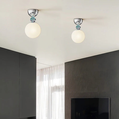 suspension décorative en cristal de luxe pour intérieur - vue 3 sur 12