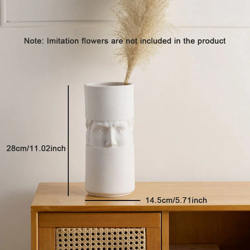 vase en céramique grecque tête humaine pour décoration intérieure - vue 9 sur 9