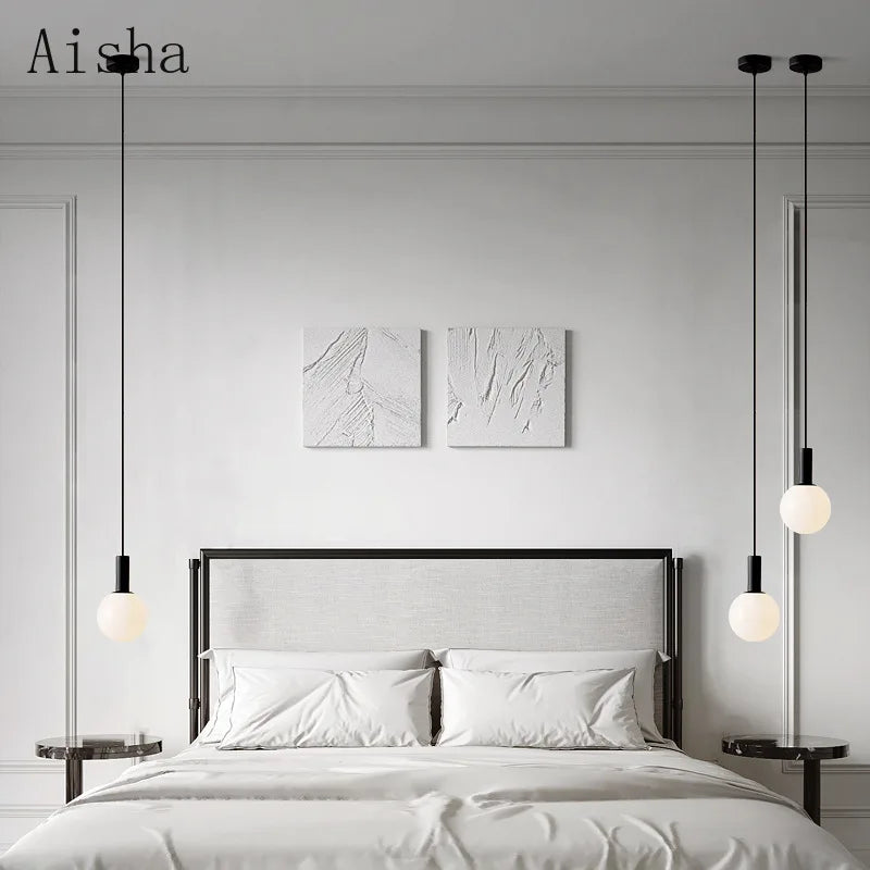 lampe de chevet simple pour décoration intérieure suspendue - vue 5 sur 10