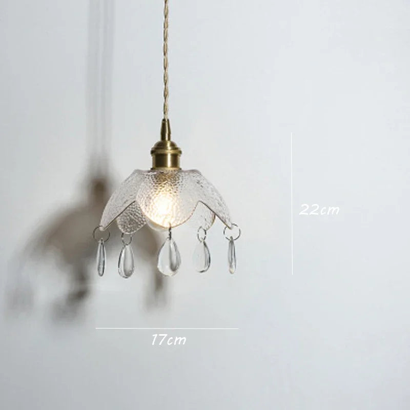 lustre nordique en cristal pour bar et restaurant - vue 8 sur 10