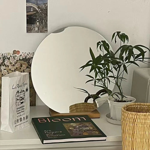 miroirs décoratifs ronds pour bureau de maquillage style nordique - vue 6 sur 7