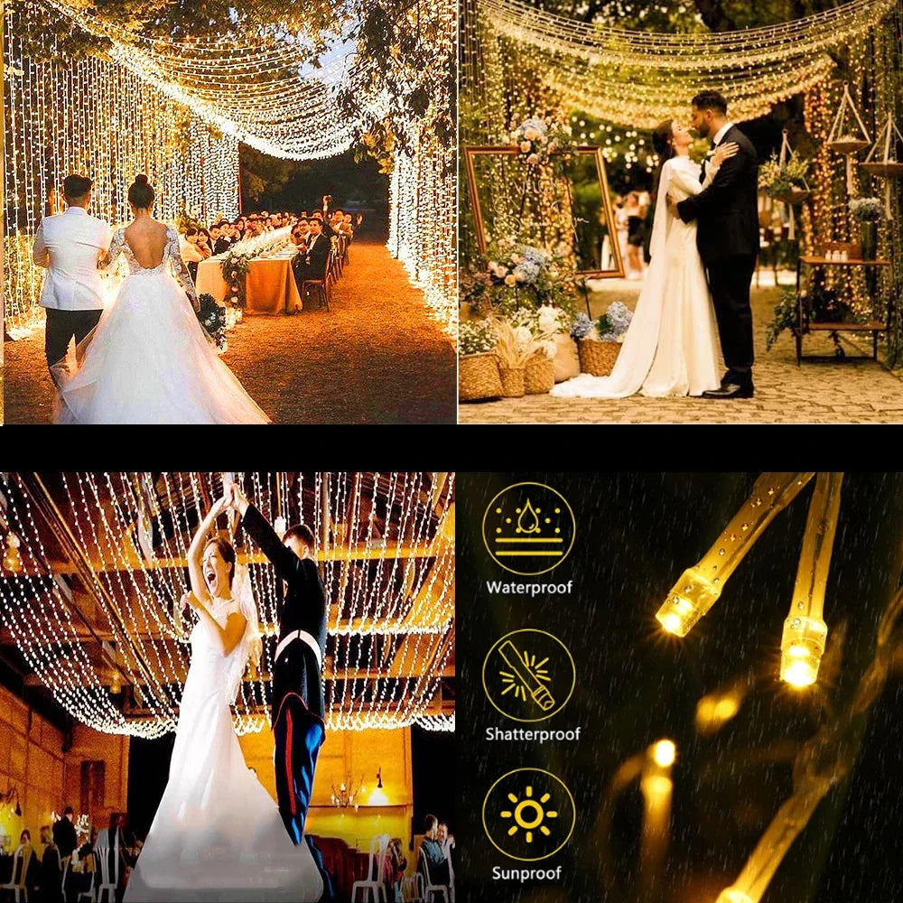 guirlande lumineuse led étanche pour décoration intérieure et extérieure 2024 - vue 4 sur 12
