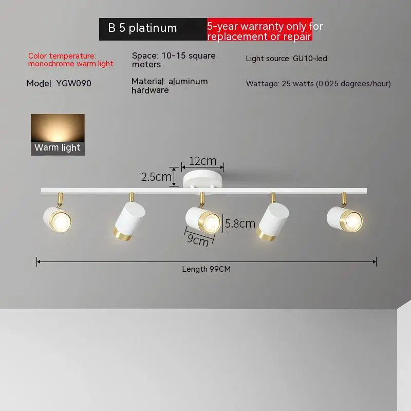 haoze gu10 led plafonniers maison magasin - vue 16 sur 17