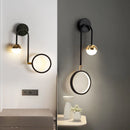 Nordique Led intérieur applique têtes de lit boule ronde fond applique murale allée salon chevet chambre décoration applique murale