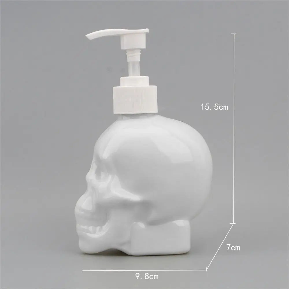 distributeur de savon crâne gothique pour décoration halloween - vue 6 sur 7
