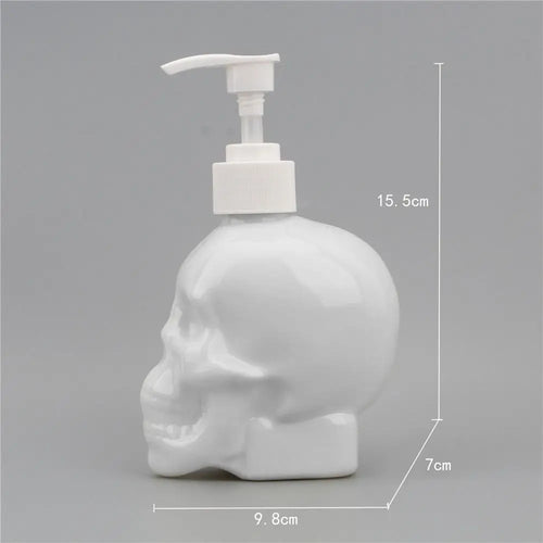 distributeur de savon crâne gothique pour décoration halloween - vue 6 sur 7