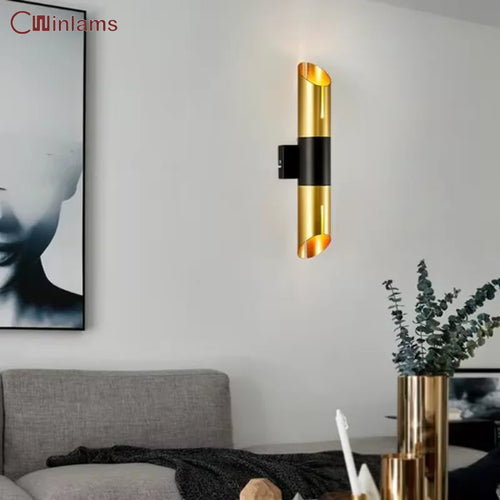 applique murale nordique moderne à double tête décorative - vue 2 sur 7