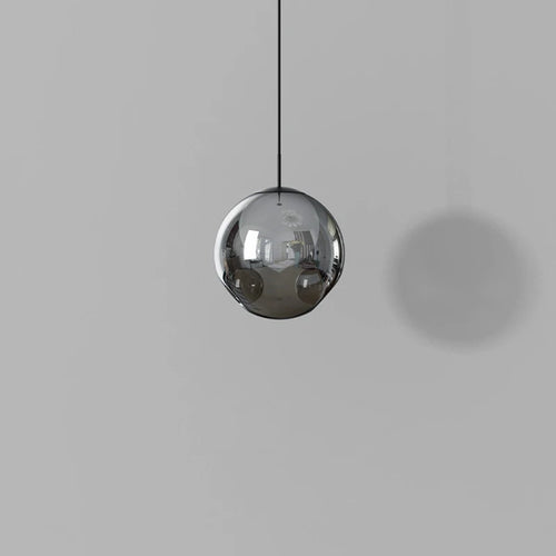 lustre en verre simple lampe à main décoration nordique éclairage intérieur - vue 4 sur 7