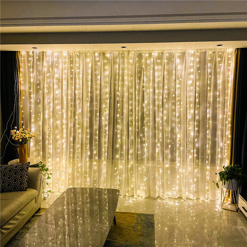 guirlande lumineuse led avec télécommande et 8 modes décoratifs - vue 3 sur 9