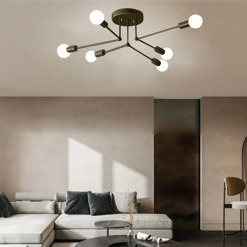 Plafonniers à plusieurs lampes moderne - vue 3 sur 12
